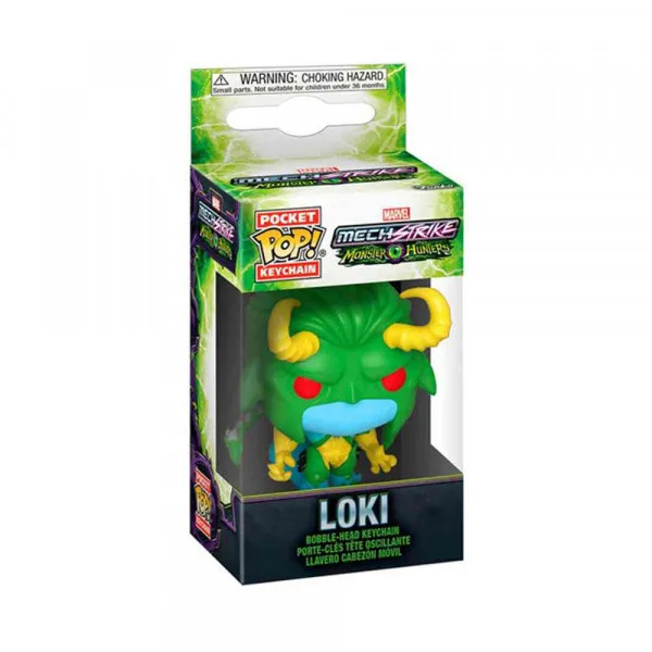 FUNKO POP MONSTER HUNTERS KEYCHAIN - LOKI 