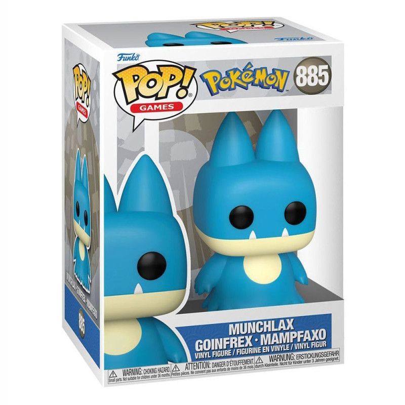 FUNKO POP FIGURA - GAMES POKEMON - POP VINYL - MUNCHLAX 