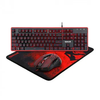 REDRAGON 3 IN 1 COMBO S107 GAMERSKI MIS I PODLOGA 