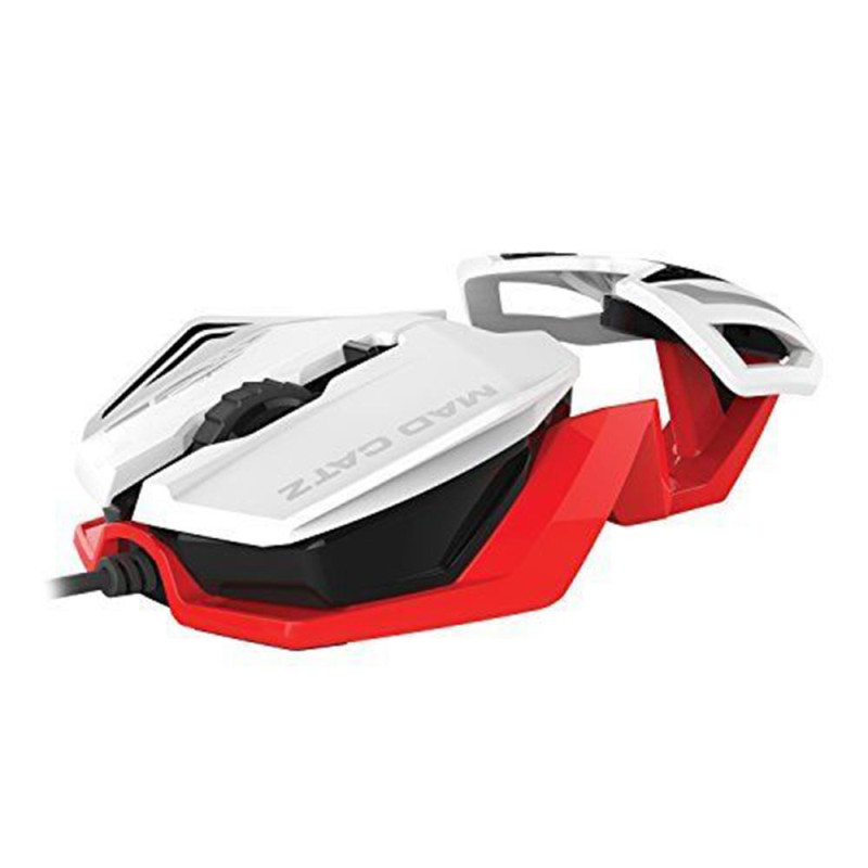 MAD CATZ R.A.T.1 WIRED GAMING MIS - WHITE/RED