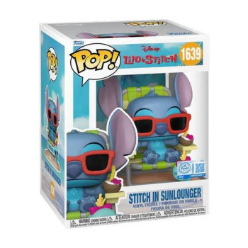 FUNKO POP FIGURA - PREMIUM LILO AND STITCH - POP VINYL - STITCH LOUNGER 