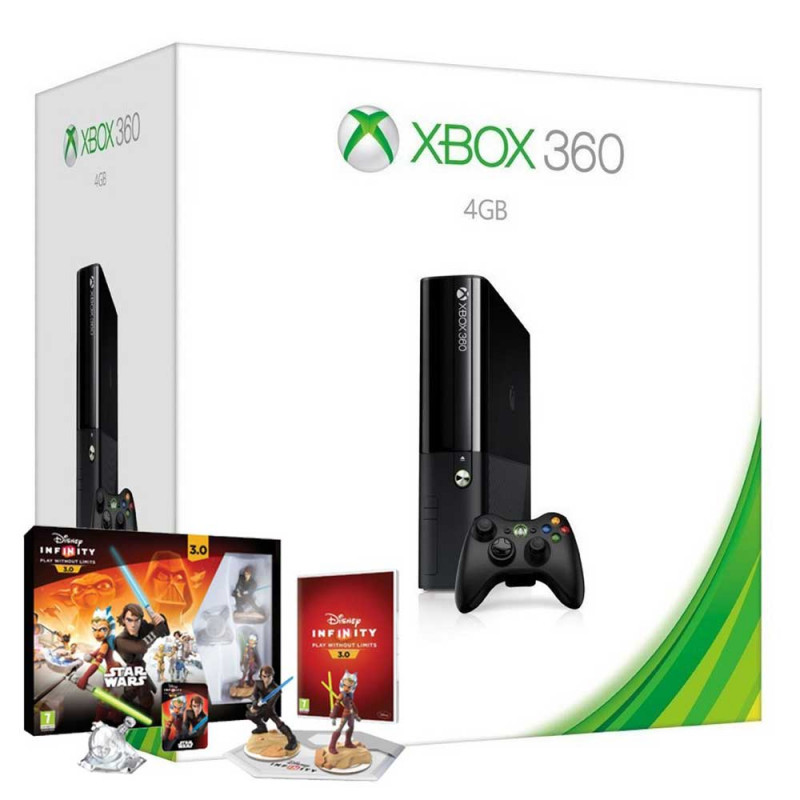 XBOX360 CONSOLE SLIM 4GB + DISNEY INFINITY STAR WARS