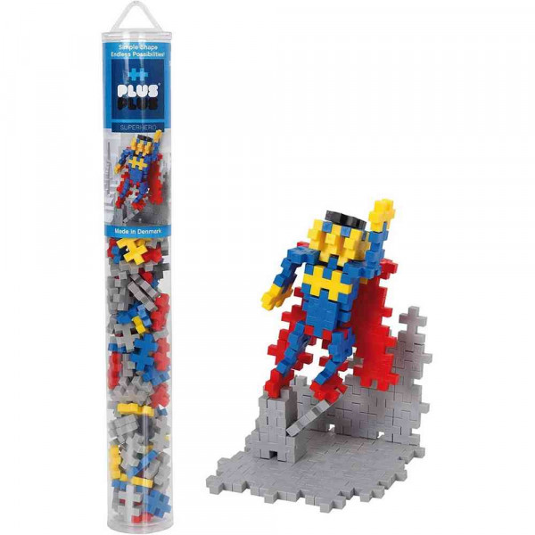 PLUS-PLUS SUPERHERO / 100 PCS TUBE 
