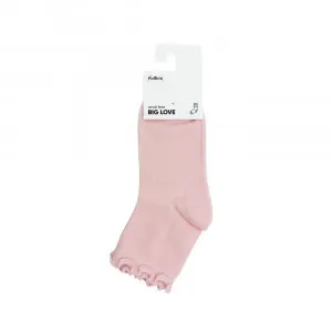 POLLINO CARAPE SOKNE RUFFLED PINK 