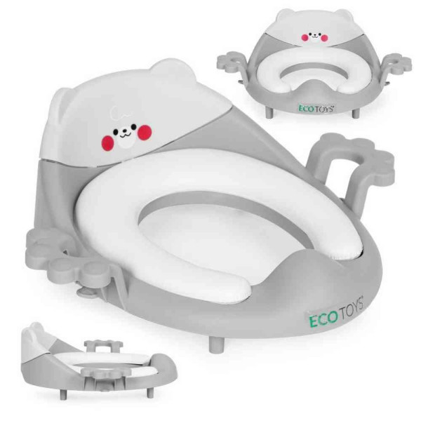 ADAPTER ZA WC ŠOLJU SA RUKOHVATIMA  GRAY ECOTOYS 