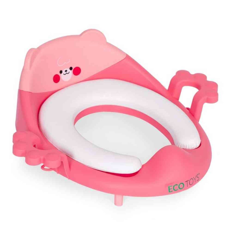 ADAPTER ZA WC ŠOLJU SA RUKOHVATIMA  PINK ECOTOYS 