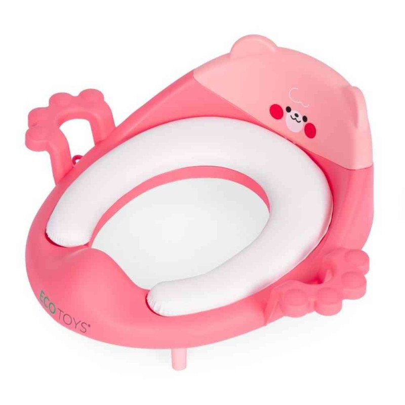 ADAPTER ZA WC ŠOLJU SA RUKOHVATIMA  PINK ECOTOYS 