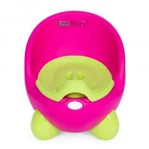 NOŠA ZA DECU SA UKLONIVIM UMETKOM I NEKLIZAJUĆIM NOGICAMA ROZE ZELENA ECOTOYS