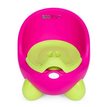 NOŠA ZA DECU SA UKLONIVIM UMETKOM I NEKLIZAJUĆIM NOGICAMA  ROZE   ZELENA ECOTOYS 