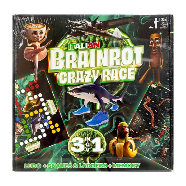 PREZENT PLUS BRAINROT CRAZY RACE DRUSTVENA IGRA 
