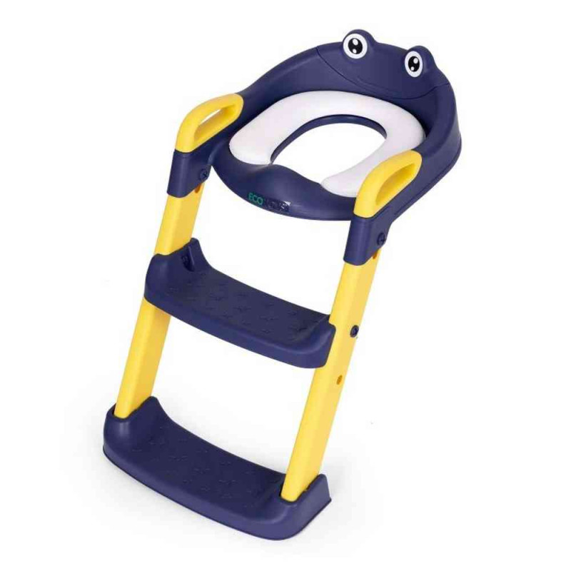 ADAPTER ZA WC ŠOLJU ZA DECU SA STEPENIKOM  BLUE ECOTOYS 