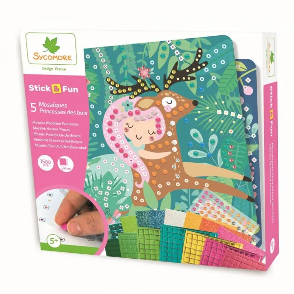 STICK N FUN VELIKI SET MOSAICS PRINCESSES OF WOODLANDS CRE7040 