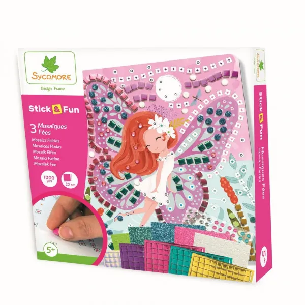 STICK N FUN MALI SET MOSAICS FAIRIES CRE7046 