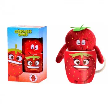 PLIŠ U ŠOLJI JAGODA GOODNESS GANG 