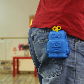 SUPERCUTE TORBICA ROBOT PLAVI