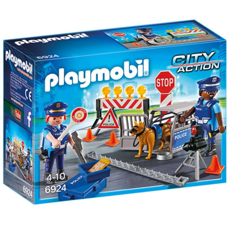 PLAYMOBIL CITY ACTION POLICIJA - BARIKADE NA PUTU 