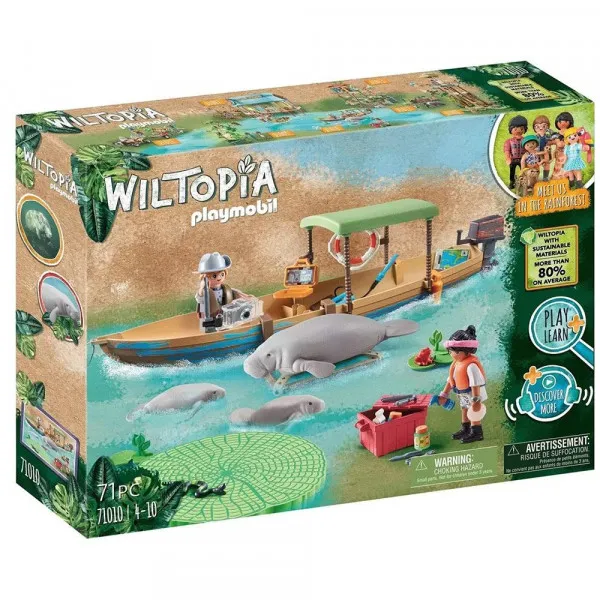 PLAYMOBIL WILTOPIA - BOAT TRIP TO THE MANATEES 