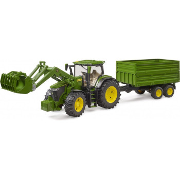 BRUDER 3155 JD TRAKT+PRIKOLICA 