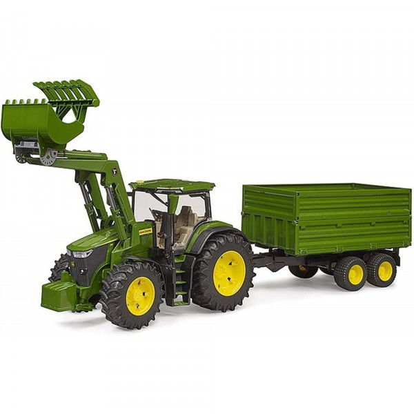 BRUDER 3155 JD TRAKT+PRIKOLICA