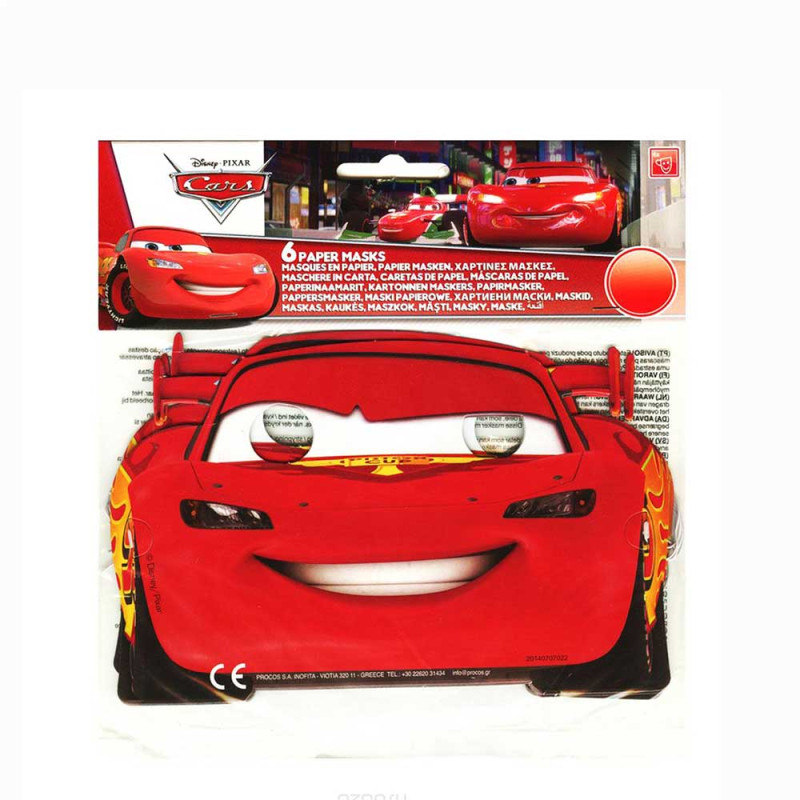 CARS PARTY MASKA 1/6 