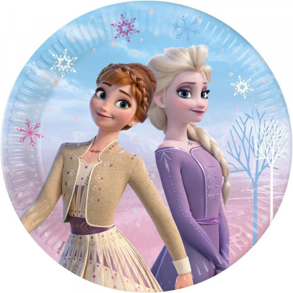 FROZEN 2 WIND SPIRIT PARTY TANJIRI 20CM 1/8 KOM 