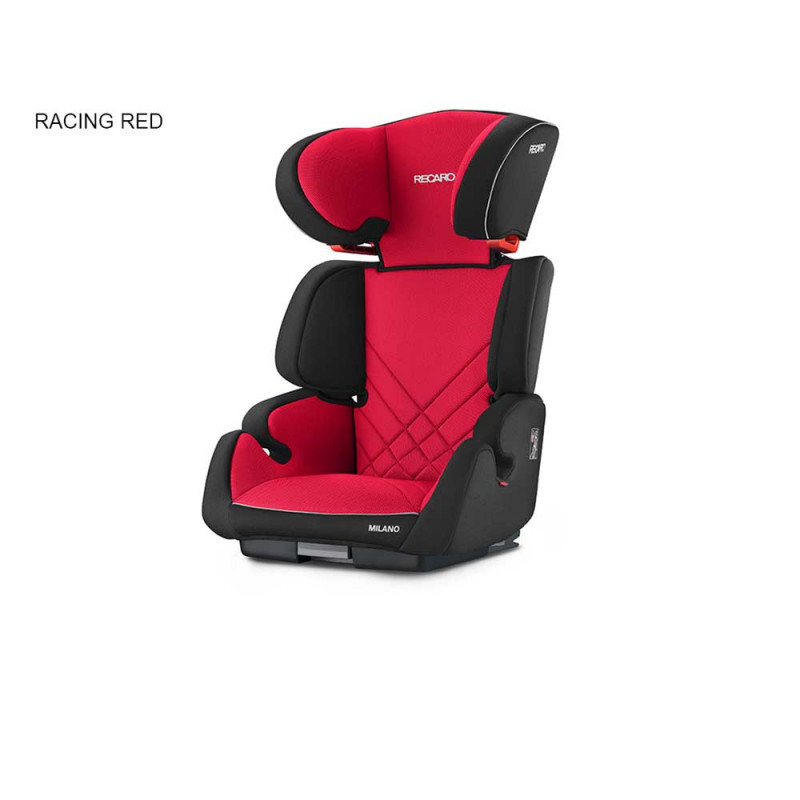 RECARO AUTOSEDISTE MILANO SEATFIX RACING RED 2/3 15-36KG