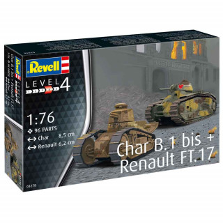 REVELL MAKETA CHAR B.1 BIS   RENAULT FT.17 