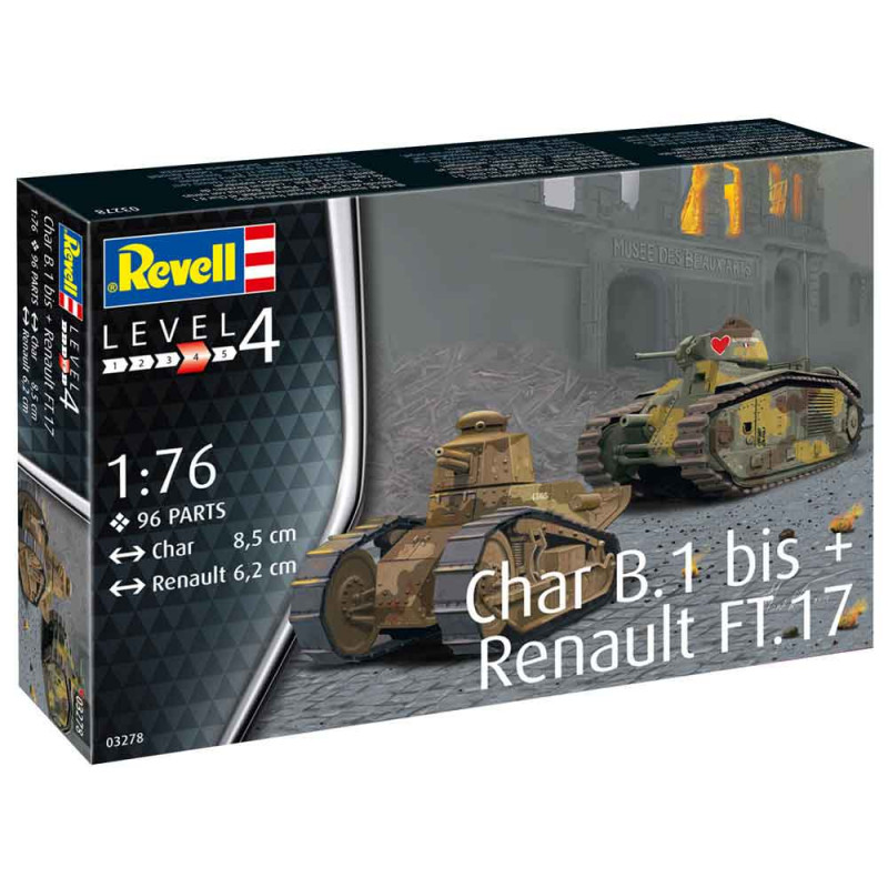 REVELL MAKETA CHAR B.1 BIS RENAULT FT.17
