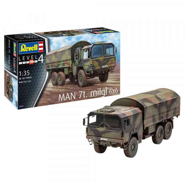 REVELL MAKETA MAN 7T MILGL 6X6 
