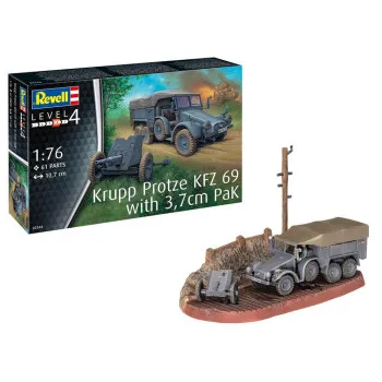 REVELL MAKETA KRUPP PROTZE KFZ 69 WITH 3.7CM PAK