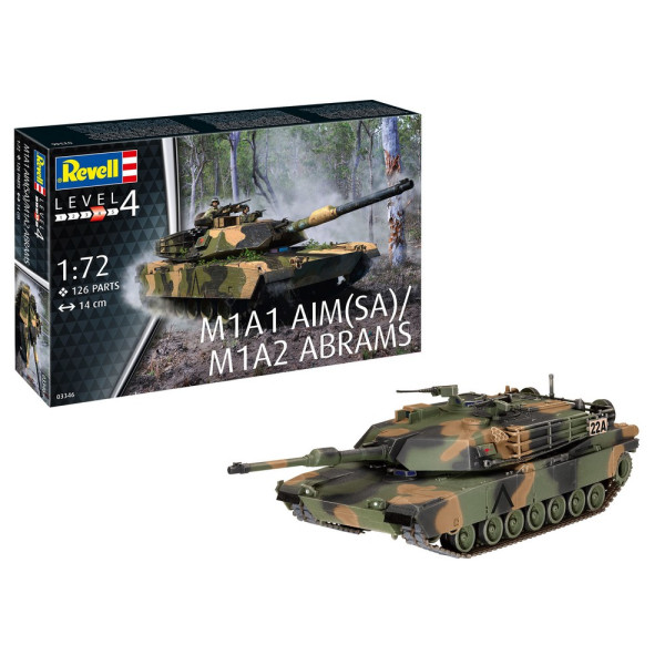 REVELL MAKETA M1A1 AIM M1A2 ABRAMS 