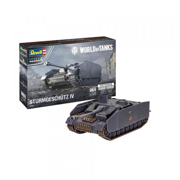 REVELL MAKETA STURMGESCHÜTZ IV WORLD OF TANKS 