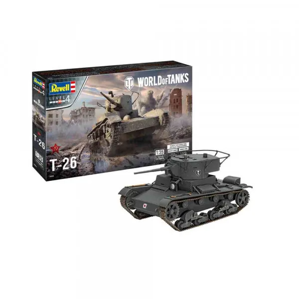 REVELL MAKETA T-26 WORLD OF TANKS 