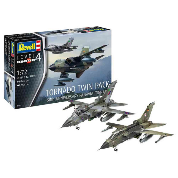 REVELL MAKETA TORNADO 50TH ANNIVERSARY TWINPACK 
