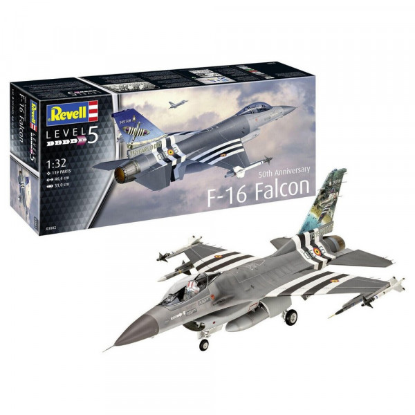 REVELL MAKETA F-16 FALCON 50TH ANNIVERSARY 