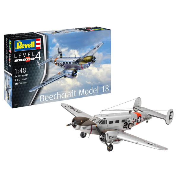 REVELL MAKETA BEECHCRAFT MODEL 18 