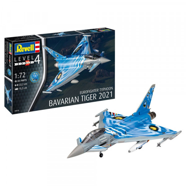 REVELL MAKETA EUROFIGHTER TYPHOON BAVARIAN TIGER 2021 
