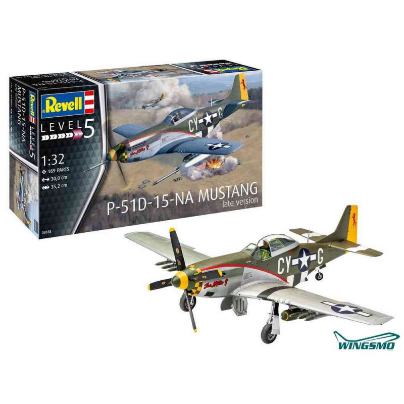 REVELL MAKETA P-51D-15-NA MUSTANG LATE VERSION
