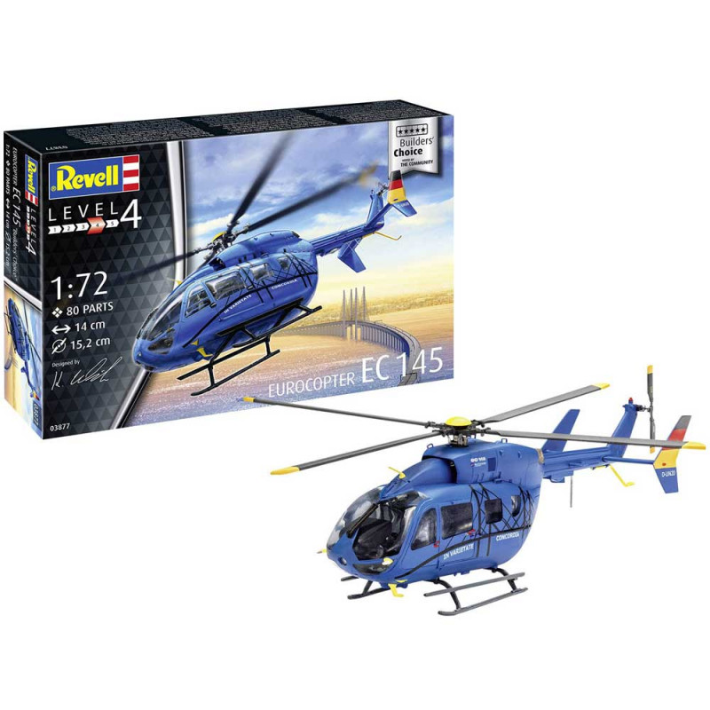 REVELL MAKETA EUROCOPTER EC 145 BUILDER S CHOICE