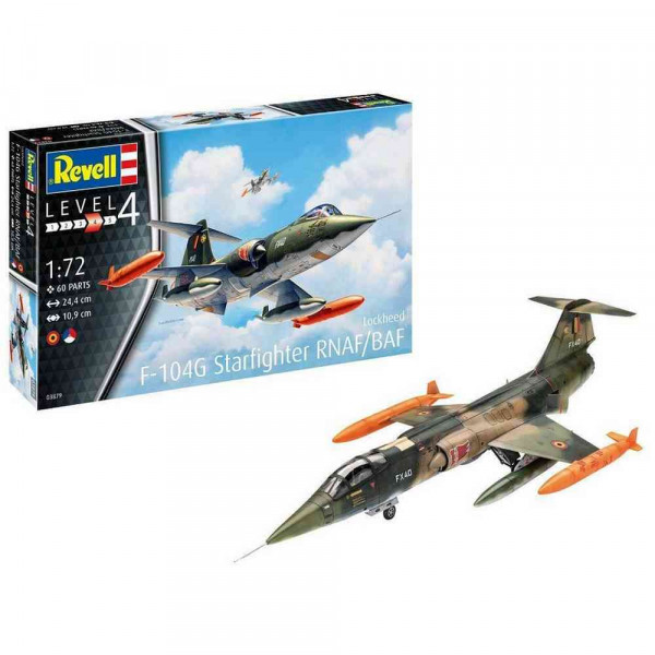 REVELL LOCKHEED F-104 G STARFIGHTER RNAF/BAF 