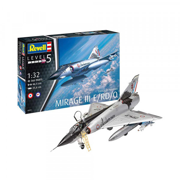 REVELL MAKETA DASSAULT AVIATION MIRAGE III E/R