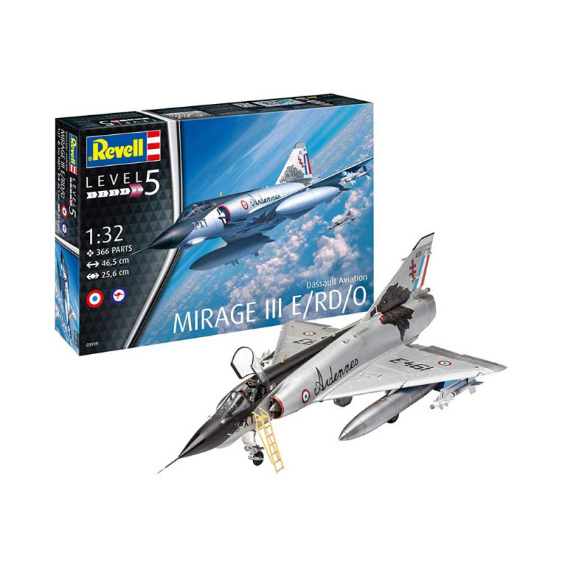 REVELL MAKETA DASSAULT AVIATION MIRAGE III E/R