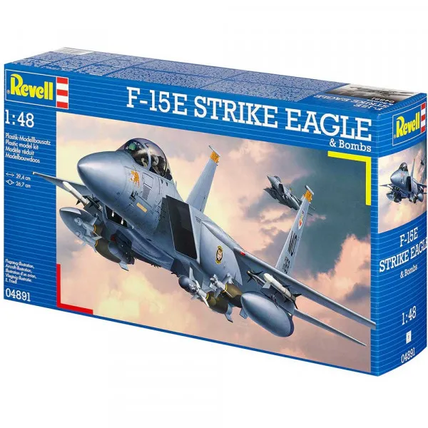 REVELL MAKETA  F-15E STRIKE EAGLE & BOMBS 