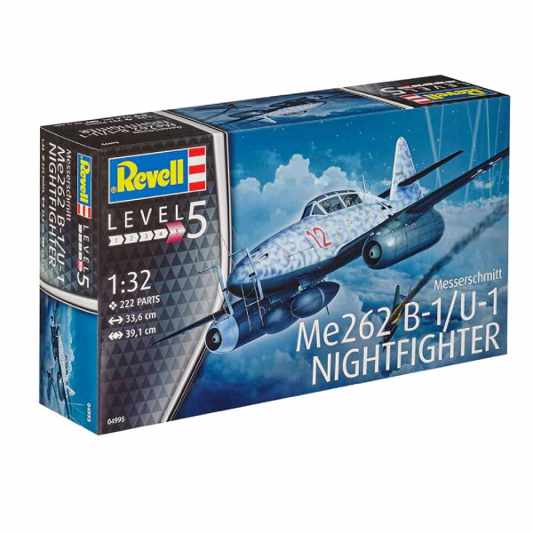 REVELL MAKETA MESSERSCHMITT ME262 B-1/U-1 NIGH 