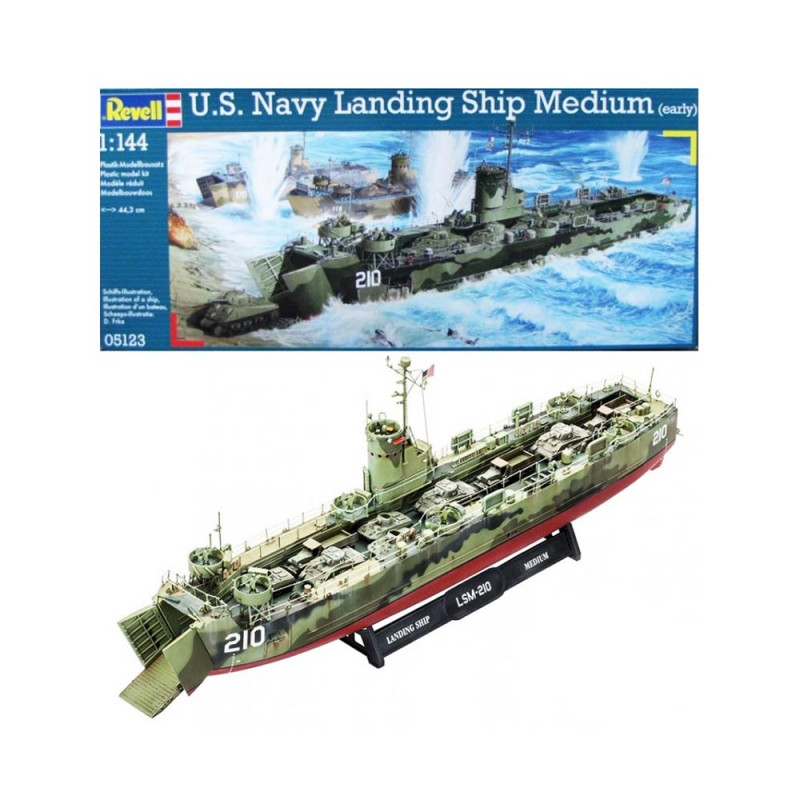 REVELL MAKETA US NAVY LANDING SHIP MEDIUM