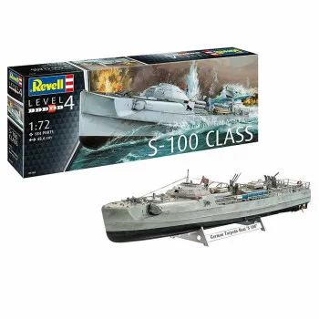 REVELL MAKETA GERMAN FAST ATTACK CRAFT S-100 