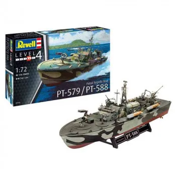 REVELL MAKETA PATROL TORPEDO BOAT PT-588/PT-579 