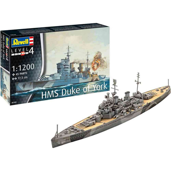 REVELL MAKETA BATTLESHIP HMS DUKE OF YORK 