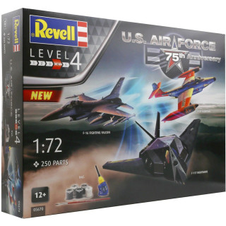 REVELL MAKETA GIFT SET US AIR FORCE 75TH ANNIVERSARY 