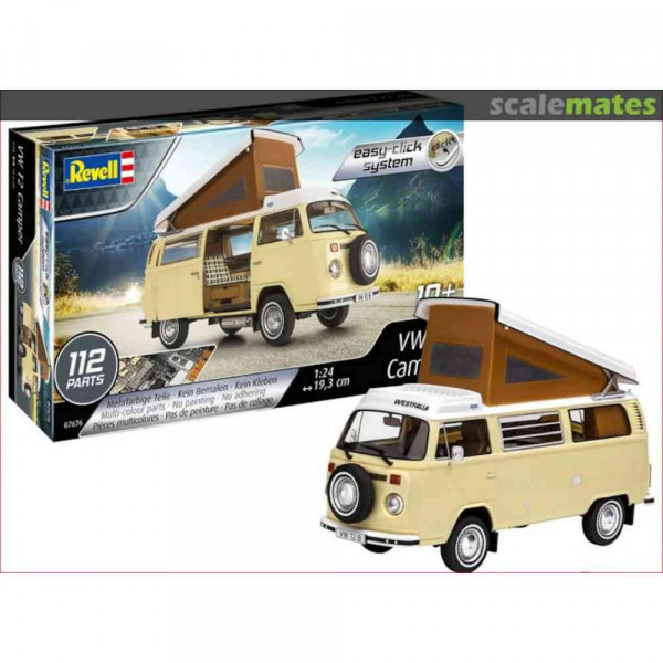 REVELL MAKETA VW T2 CAMPER EASY-CLICK-SYSTEM 
